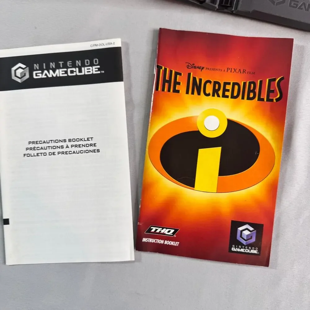 Disney Pixar The Incredibles Nintendo GameCube CIB Complete Untested THQ